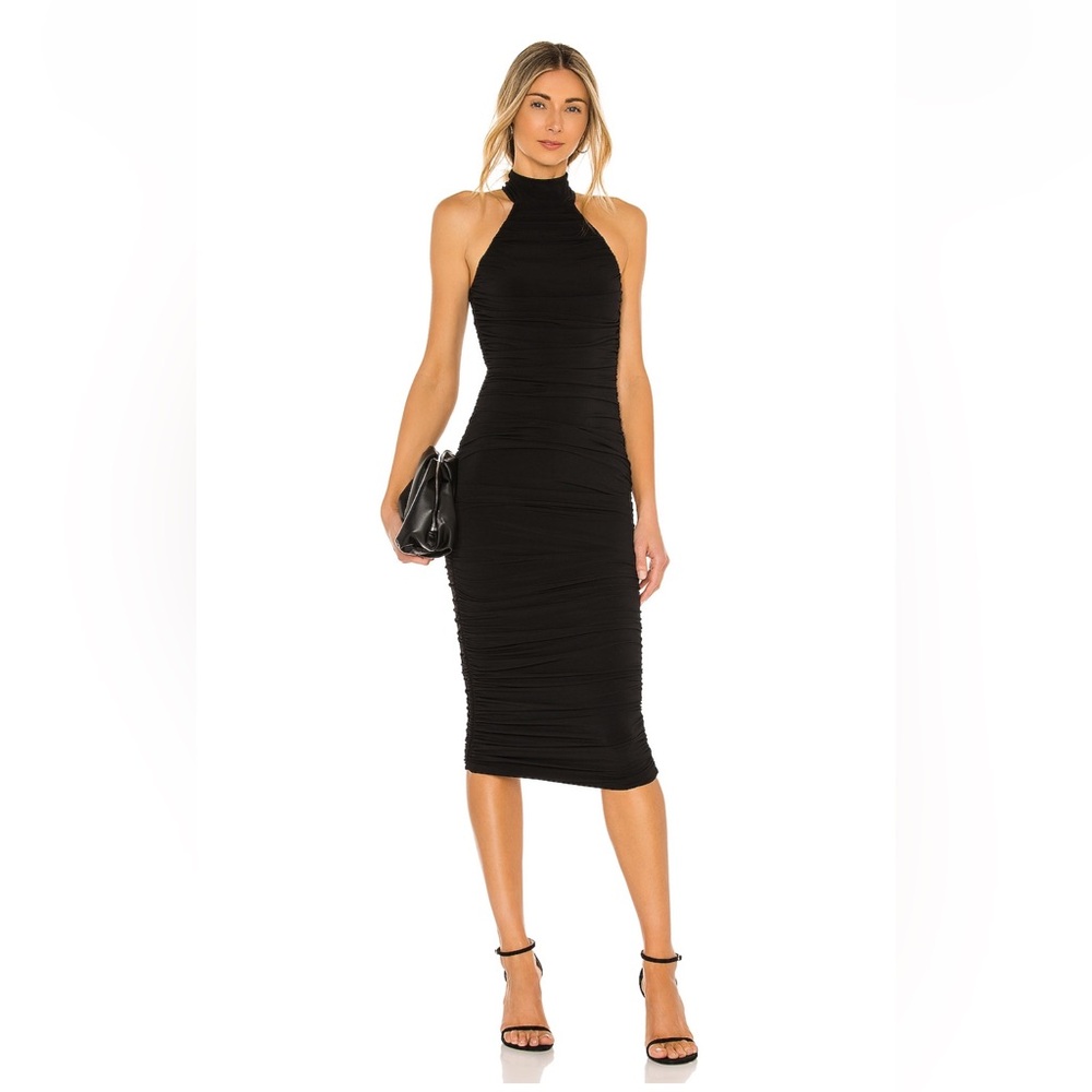 Nookie Black Midi Dress